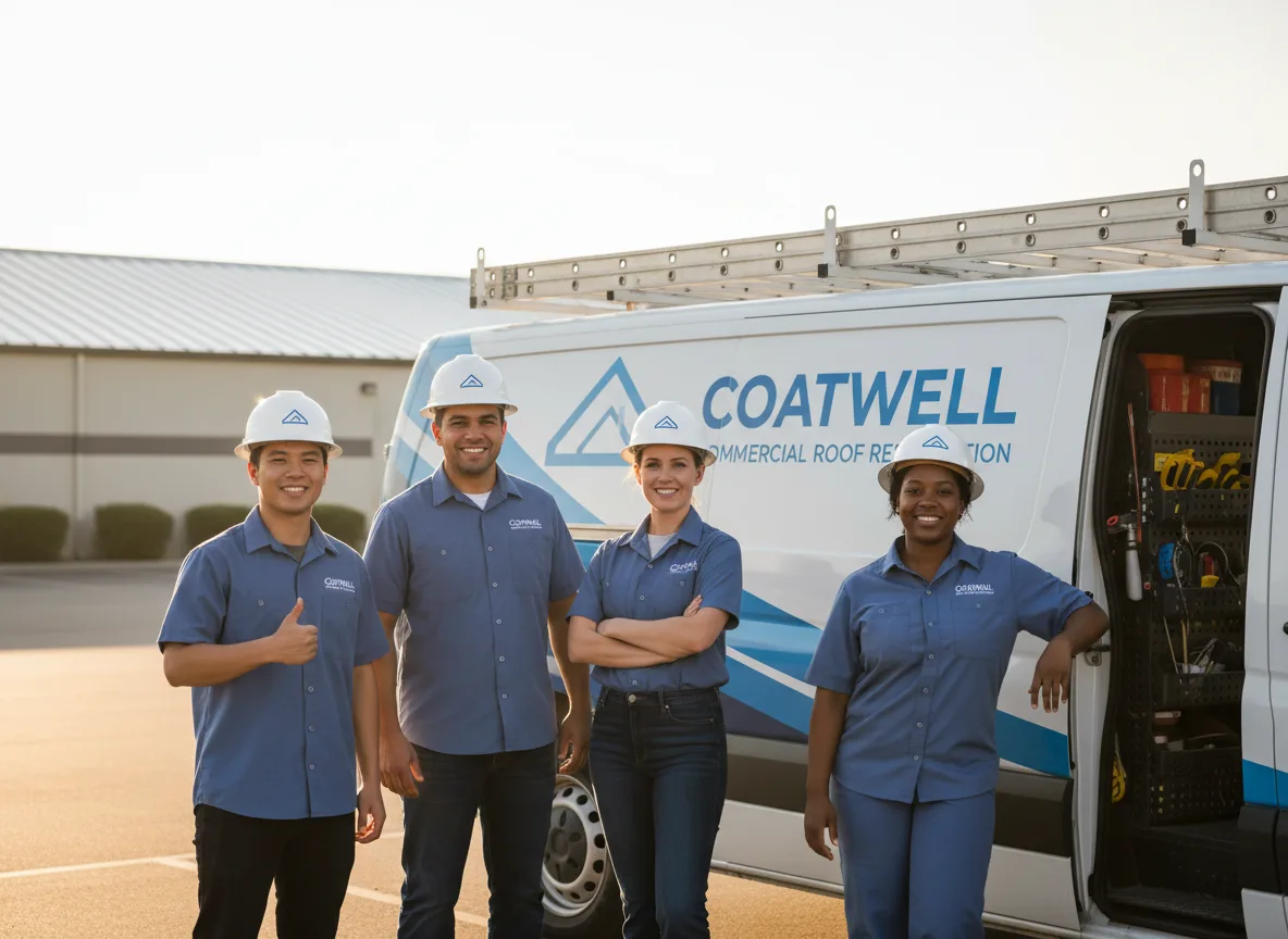 Commercial roof coating company in New Auburn, MN